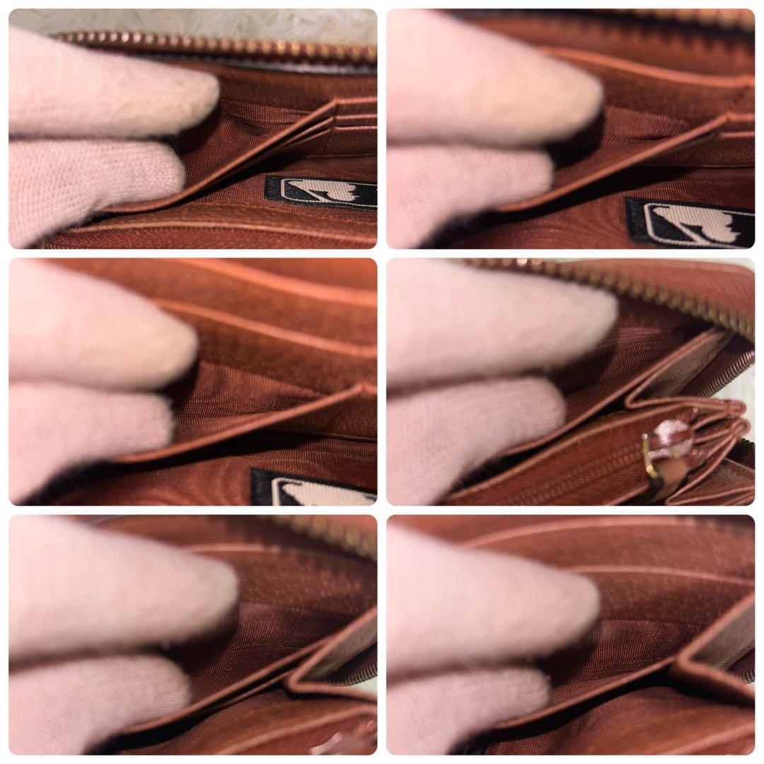 あたま　グッチ　長財布　ニューヨークヤンキース　GGキャンバス