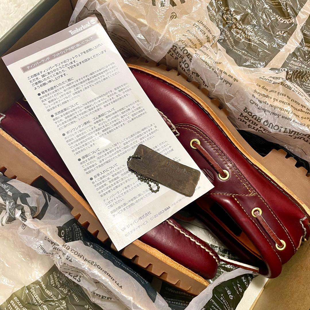 箱付き美品 Timberland オーセンティック 3eye ボート シューズ