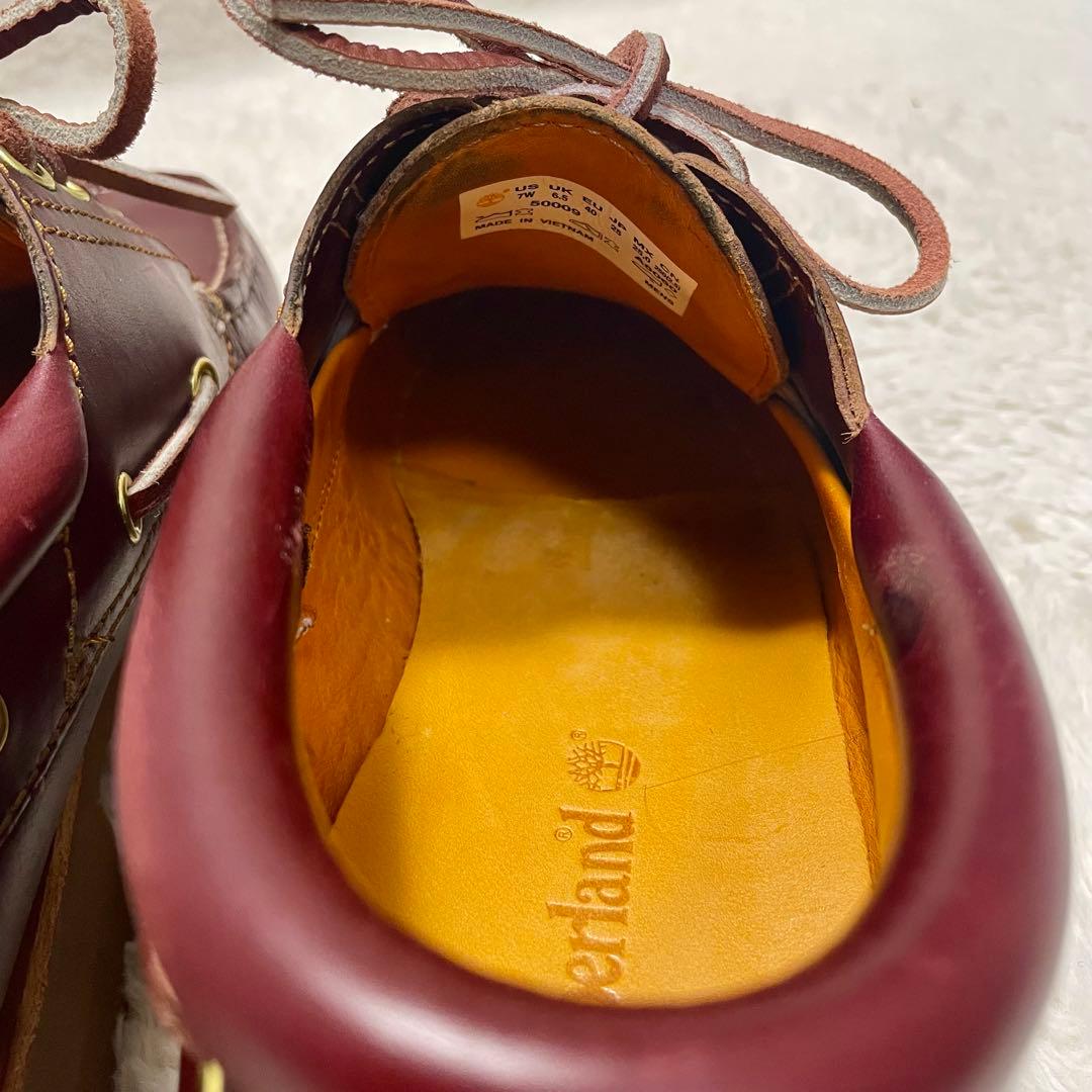 箱付き美品 Timberland オーセンティック 3eye ボート シューズ