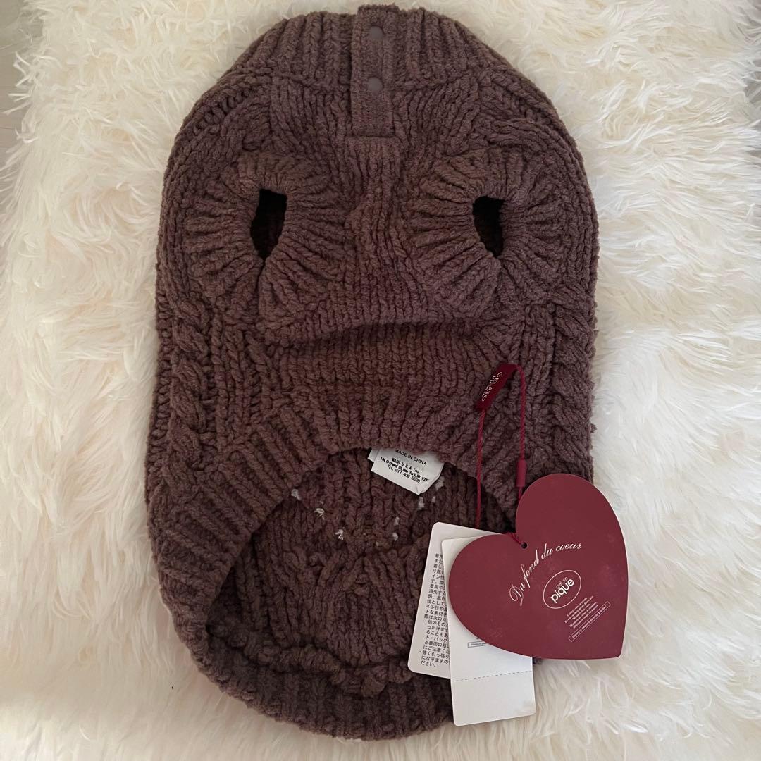 GELATO PIQUE ハートアランニットセーター Lサイズ　ペット　犬服