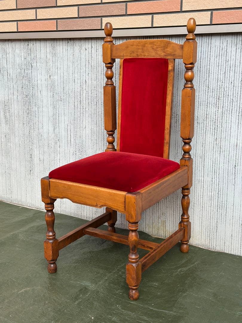 【ダイニングチェア】国産　ハイバックチェア　英国スタイル　ジャパンヴィンテージ◎