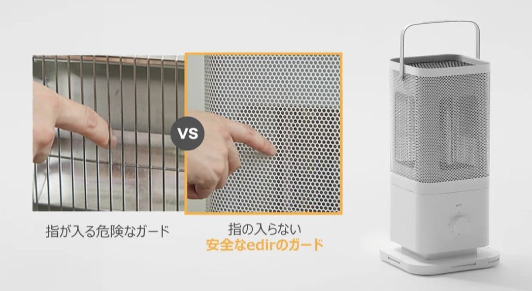 edir エディル 5面カーボンヒーター（中古品）