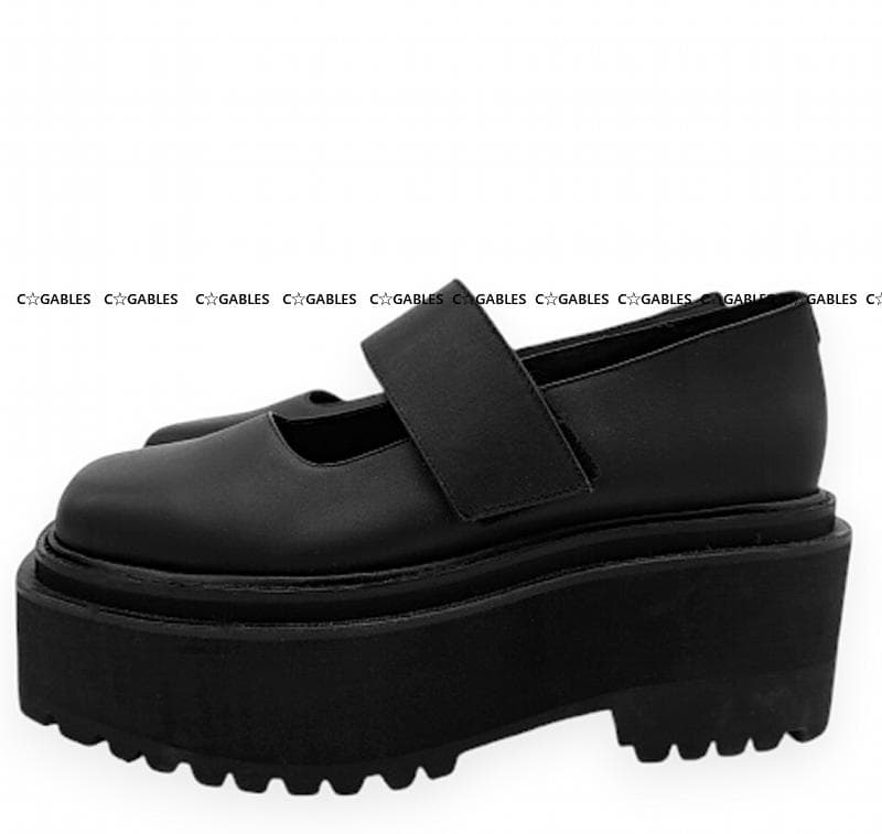 ★新品★　2024AW　gomme　ゴム　レザー　ワンストラップローファー