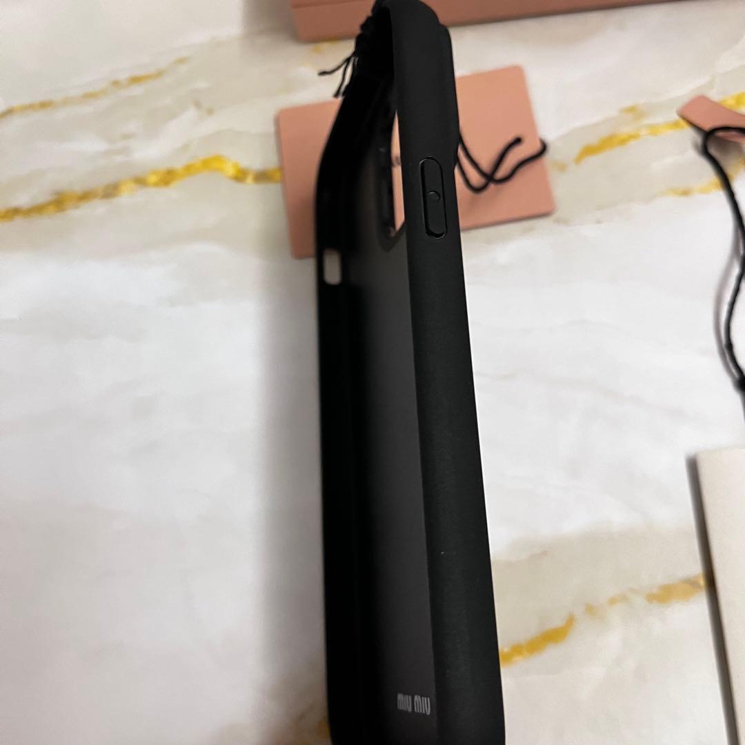 【新品未使用】miumiu iPhone14PRO MAX ケース　スマホケース