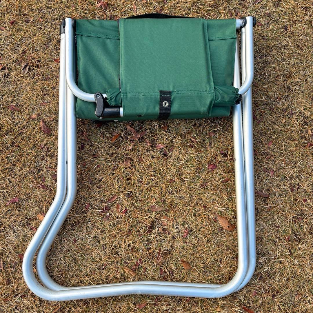 【廃盤希少】スノーピーク FDチェアワイド グリーン  PEAK 旧ロゴ