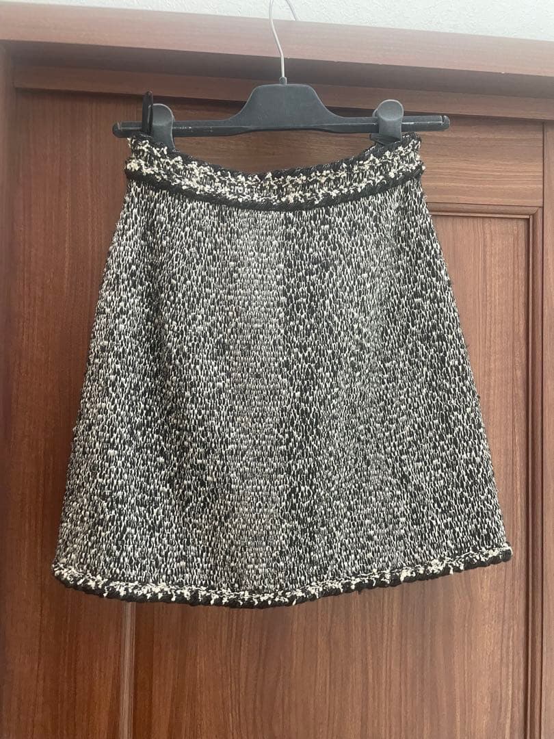 シャネル　CHANEL スカート　美品　ツイード生地
