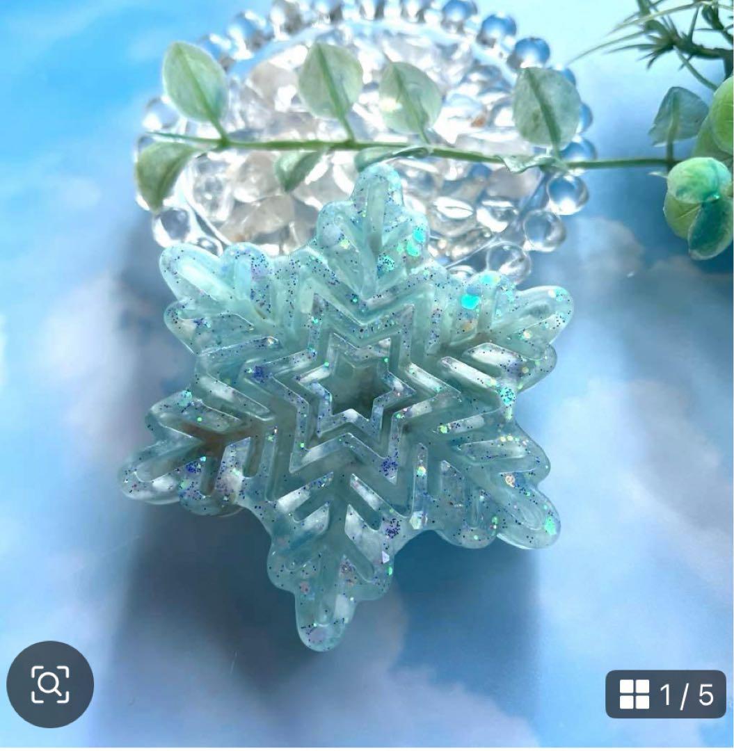 つねりん　雪の結晶　9点