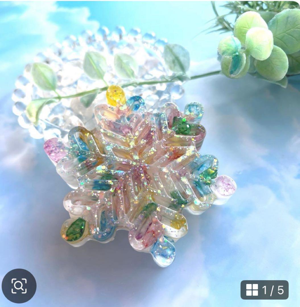 つねりん　雪の結晶　9点