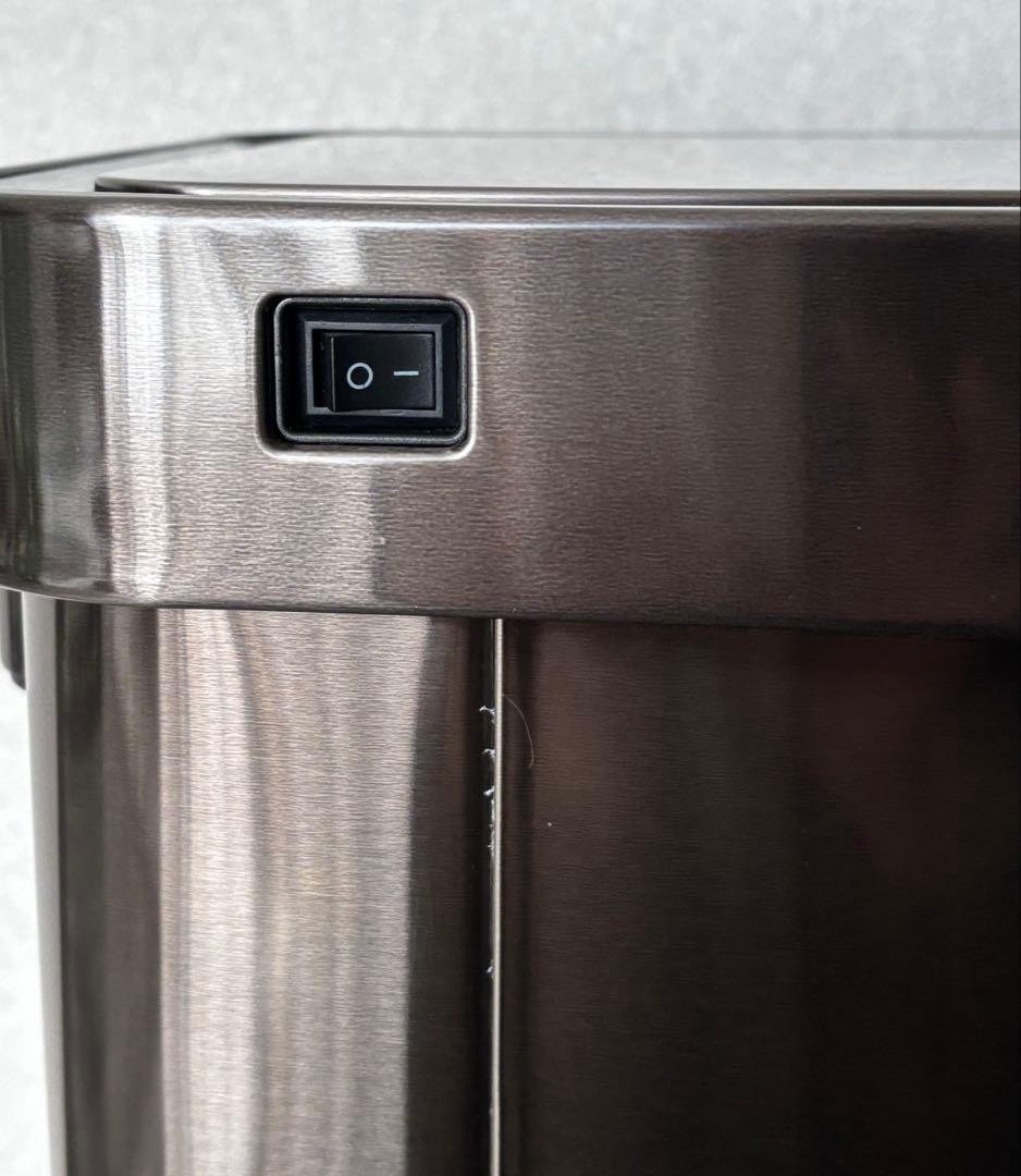 EKOセンサーゴミ箱　ブラックステンレス EK9378 BLACK 美品