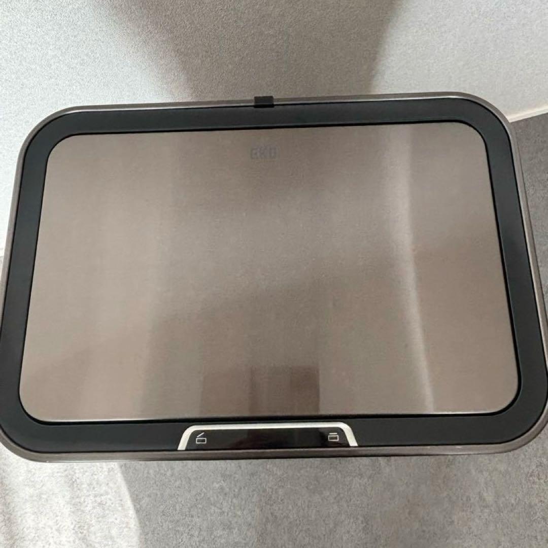 EKOセンサーゴミ箱　ブラックステンレス EK9378 BLACK 美品