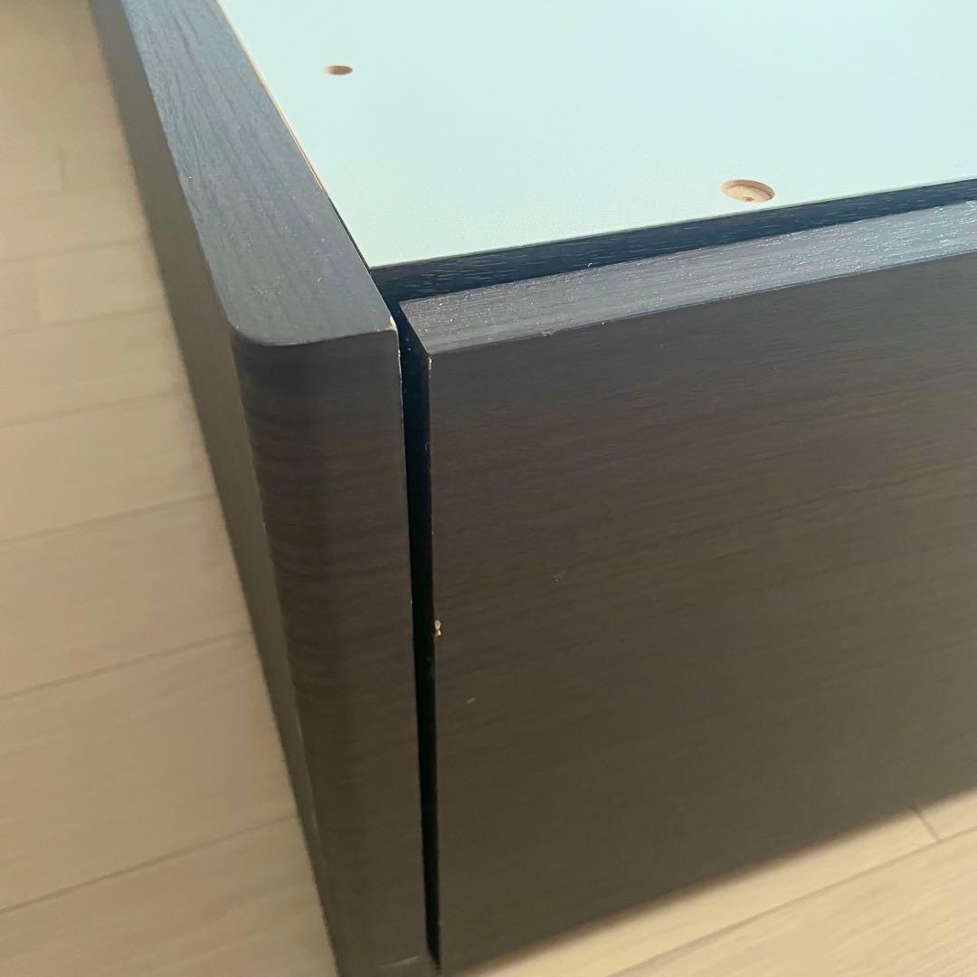 ダブルベッドフレーム　　収納・引き出し付き【バティストゥータ】