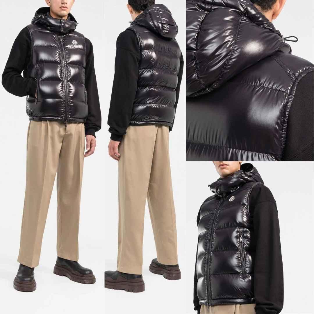けんごろう様用　MONCLER Bormes ダウンベスト TG3　黒色 L