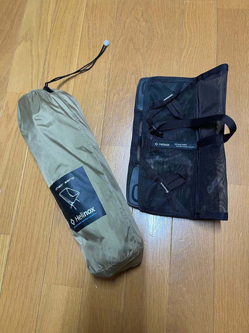 【まぁち】Helinox サンドチェアゼロ廃盤カラー　レアグランドシート付