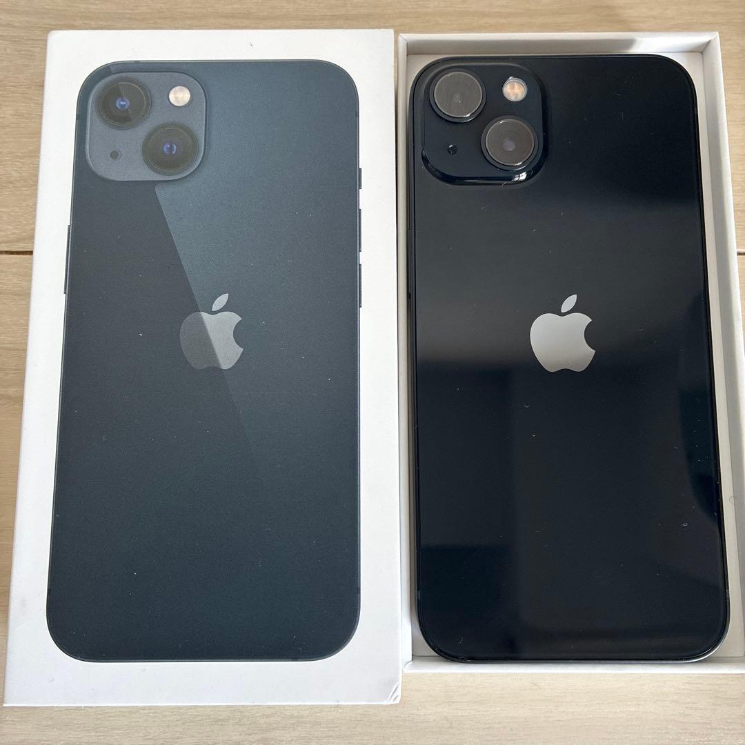 Apple iPhone 13 ブラック 本体 充電ケーブル付き