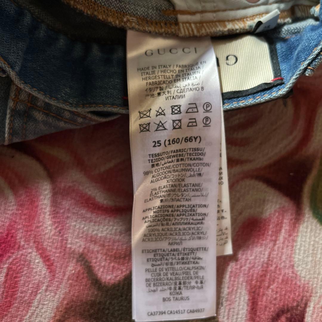 年内値下げ‼️GUCCI チェリー刺繍 ショートパンツ 25