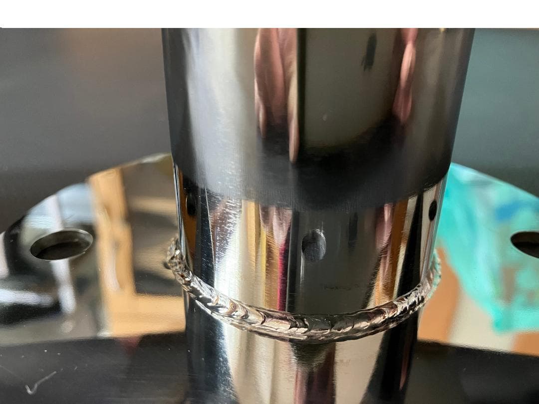 鏡面ステンレス製 大型低床車用 19.5インチ ホイール 一文字 スピンナー4個