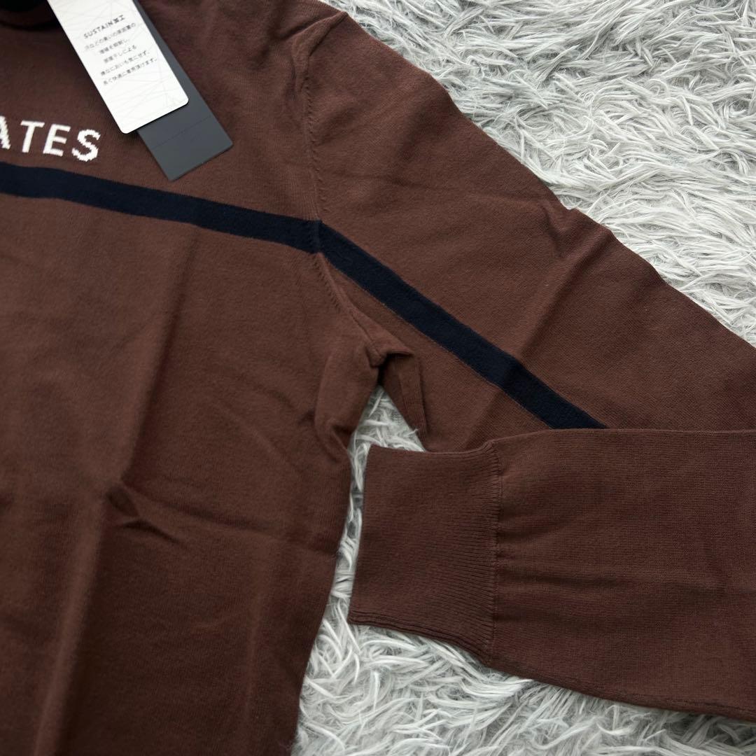 新品　パーリーゲイツ　ニット　セーター　タートルネック　ブラウン　サイズ1