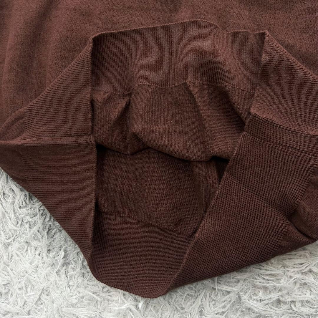 新品　パーリーゲイツ　ニット　セーター　タートルネック　ブラウン　サイズ1