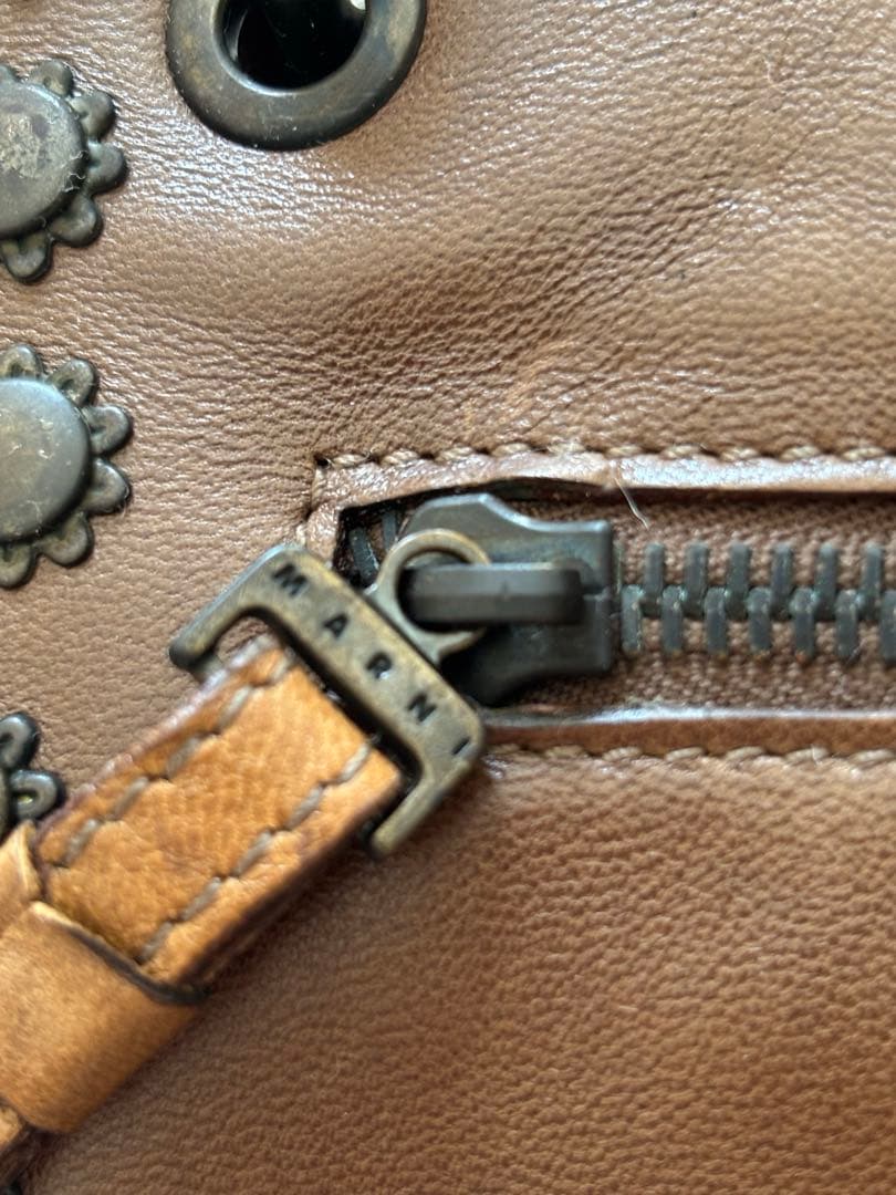 MARNI レザー　ポシェット　ヴィンテージ