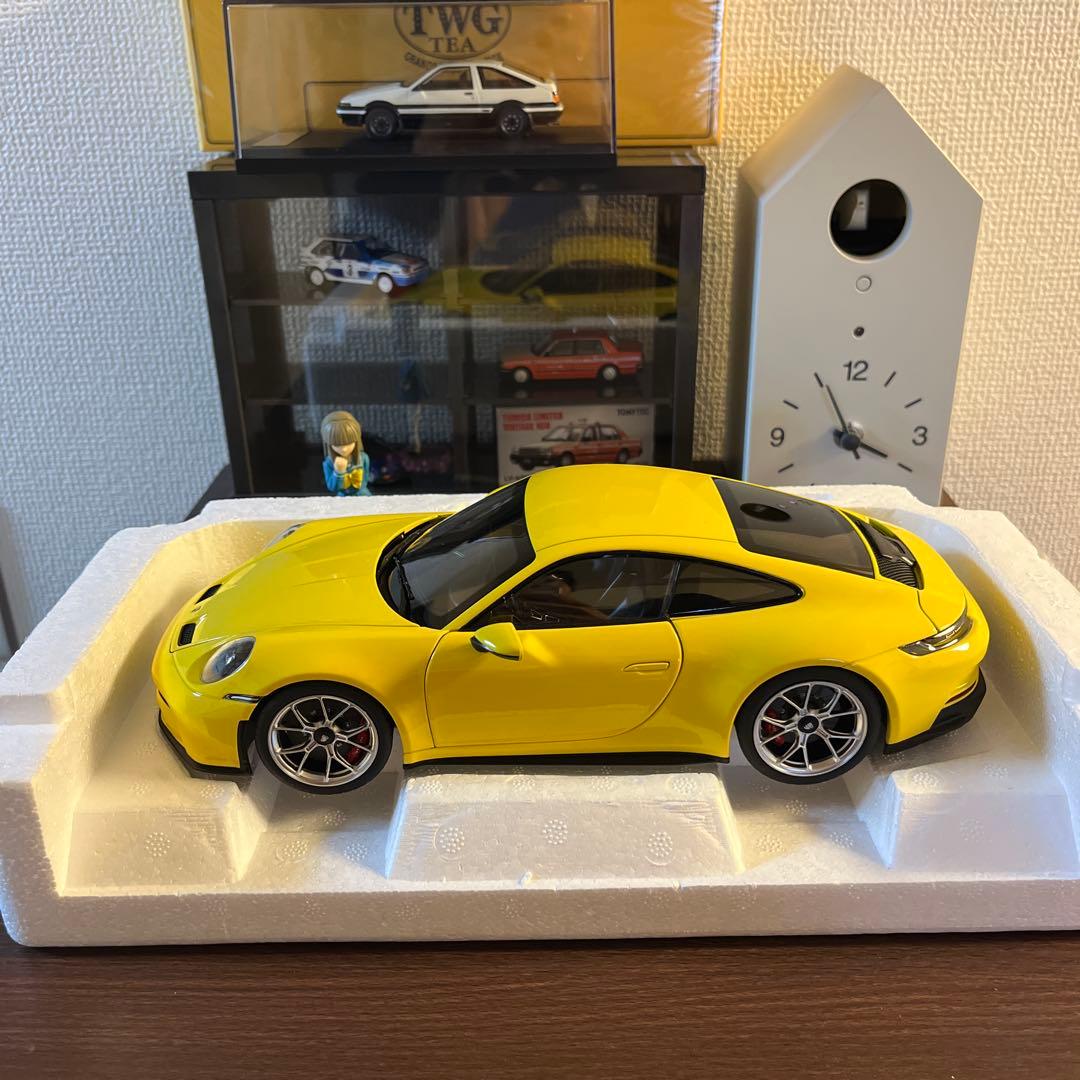 ミニカー Norev 1/18 Porsche 911 GT3 2021 Yellow