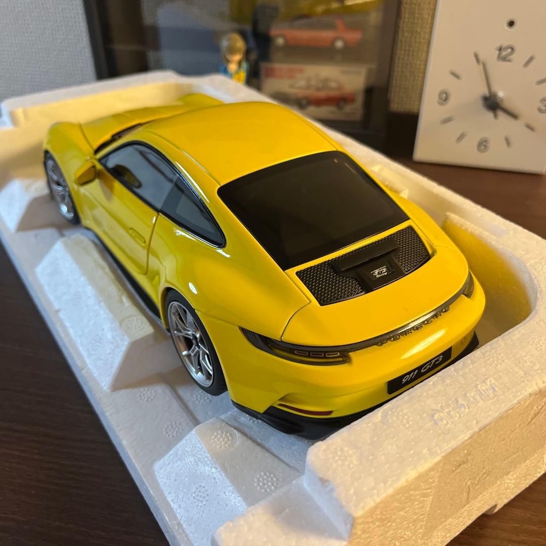 ミニカー Norev 1/18 Porsche 911 GT3 2021 Yellow