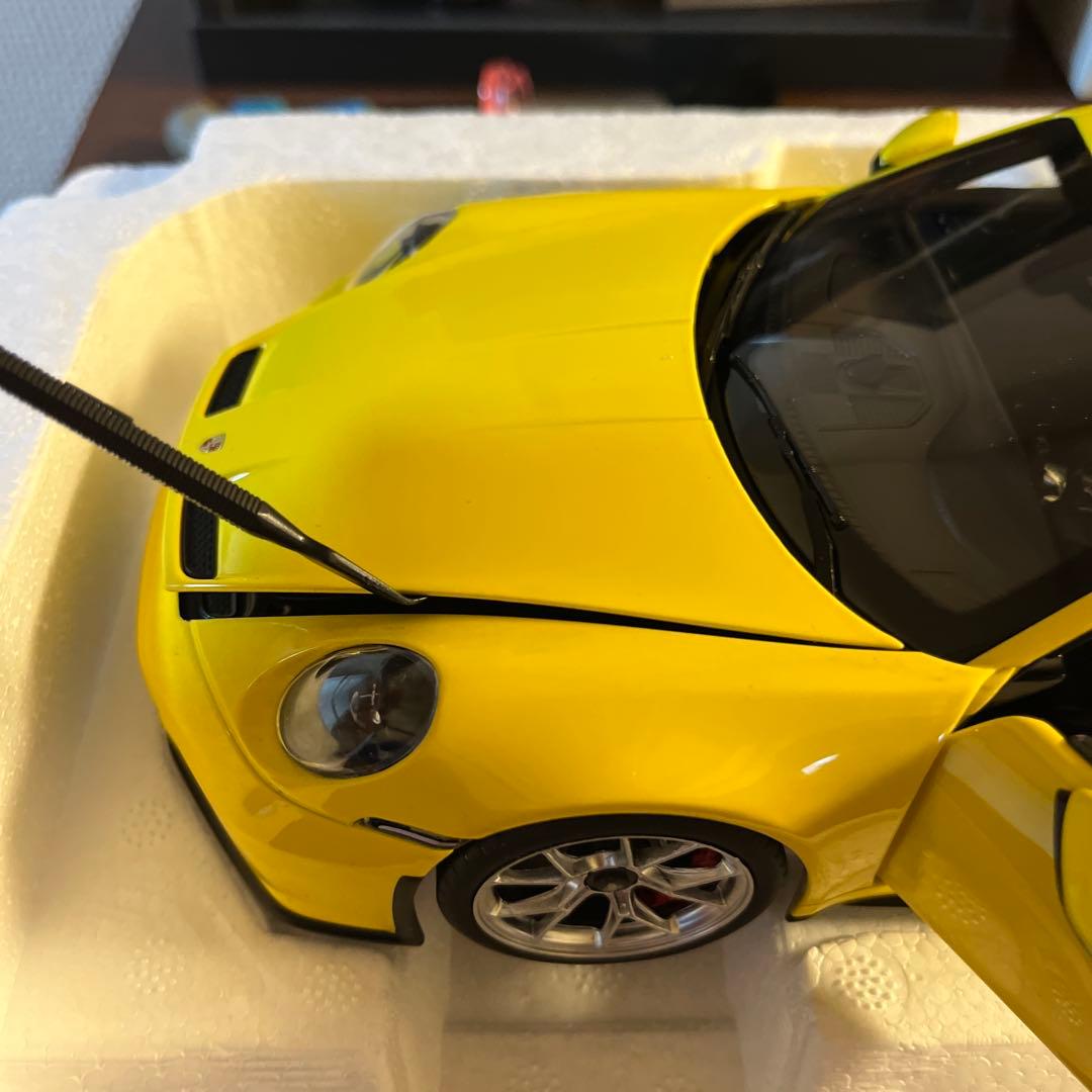 ミニカー Norev 1/18 Porsche 911 GT3 2021 Yellow