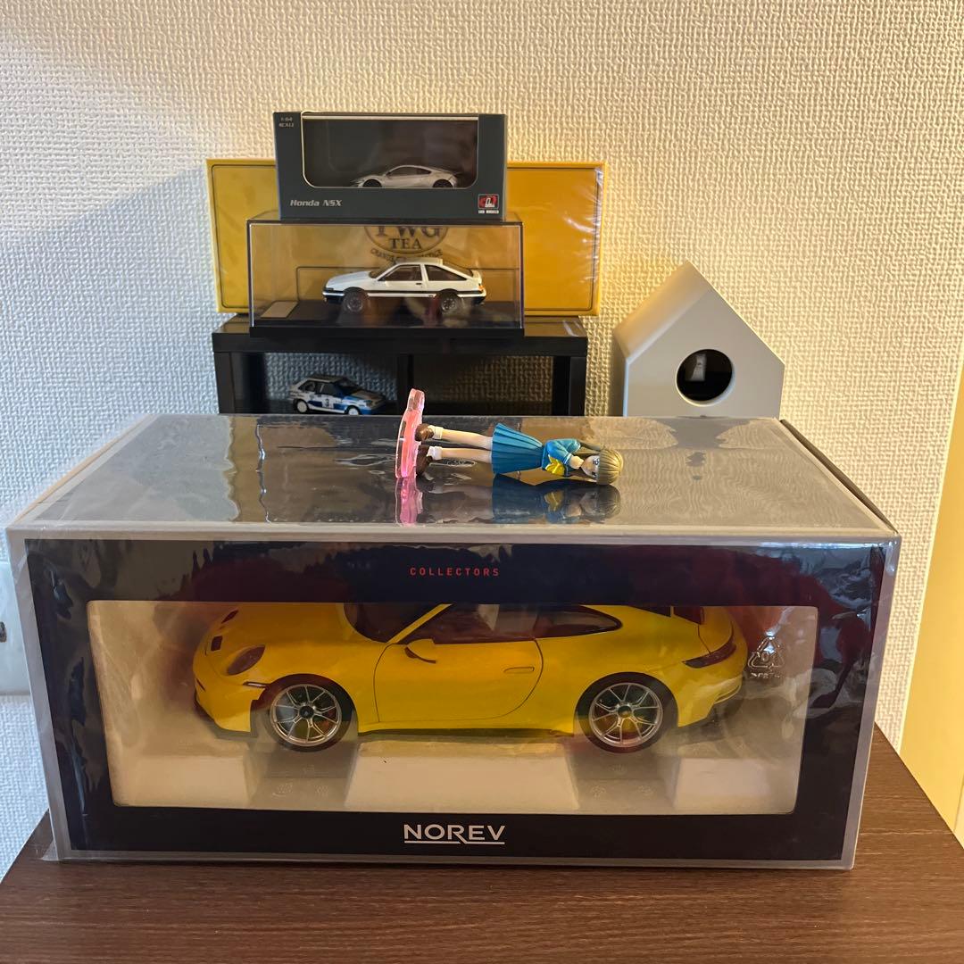 ミニカー Norev 1/18 Porsche 911 GT3 2021 Yellow