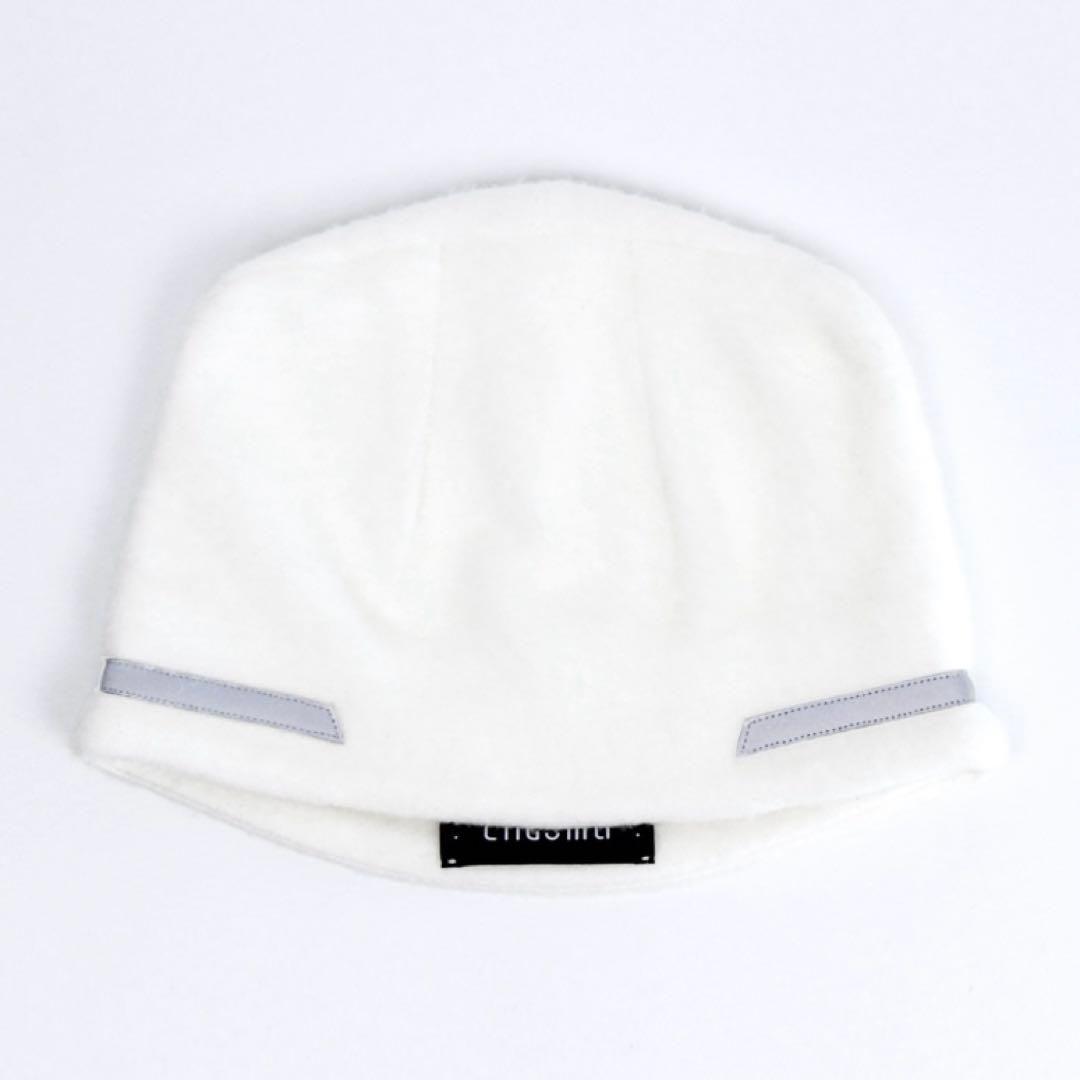 chloma クロマ リフレク ファーリーキャップ ホワイト
