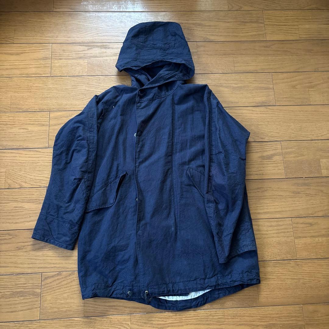 KASUGA ネイビー モッズコート M
