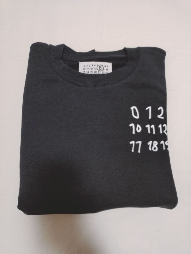 MM6 Maison Margiela ブラック スウェット