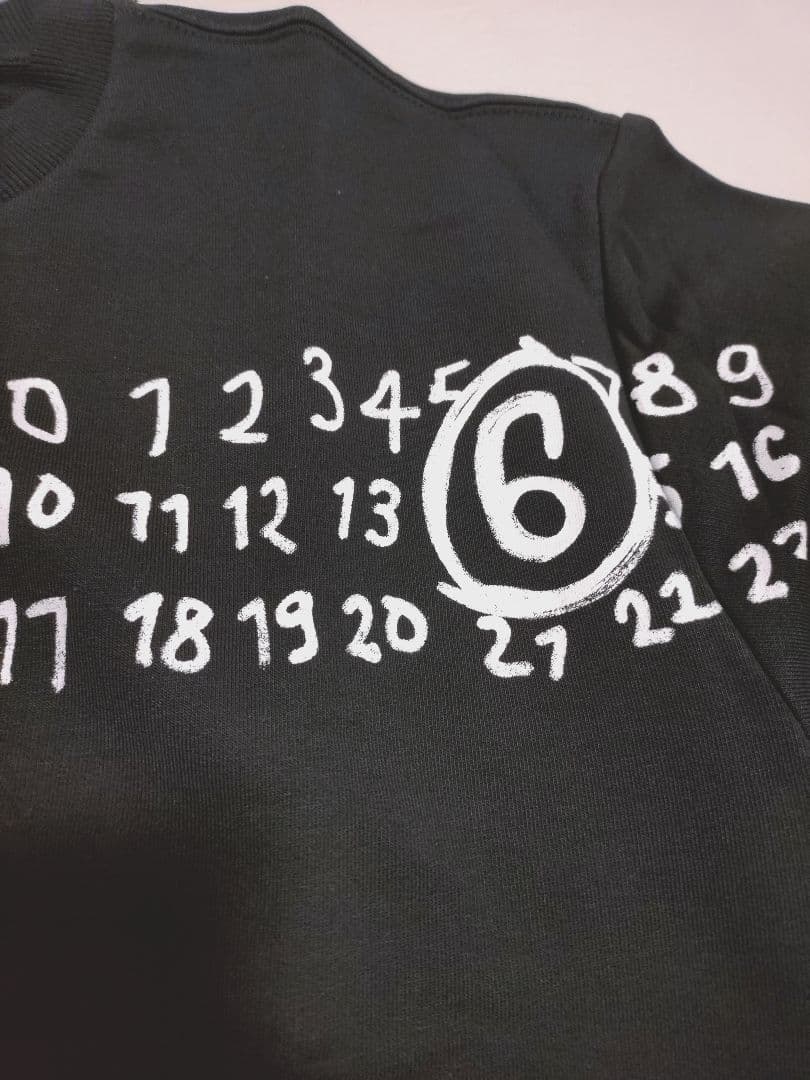 MM6 Maison Margiela ブラック スウェット