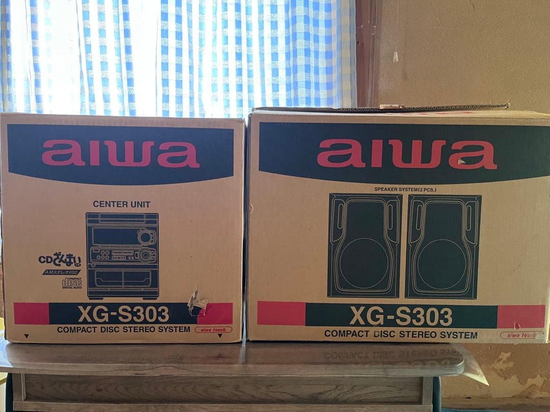 aiwa XG-S303 カセットコンポ 美品 カセット使用不可