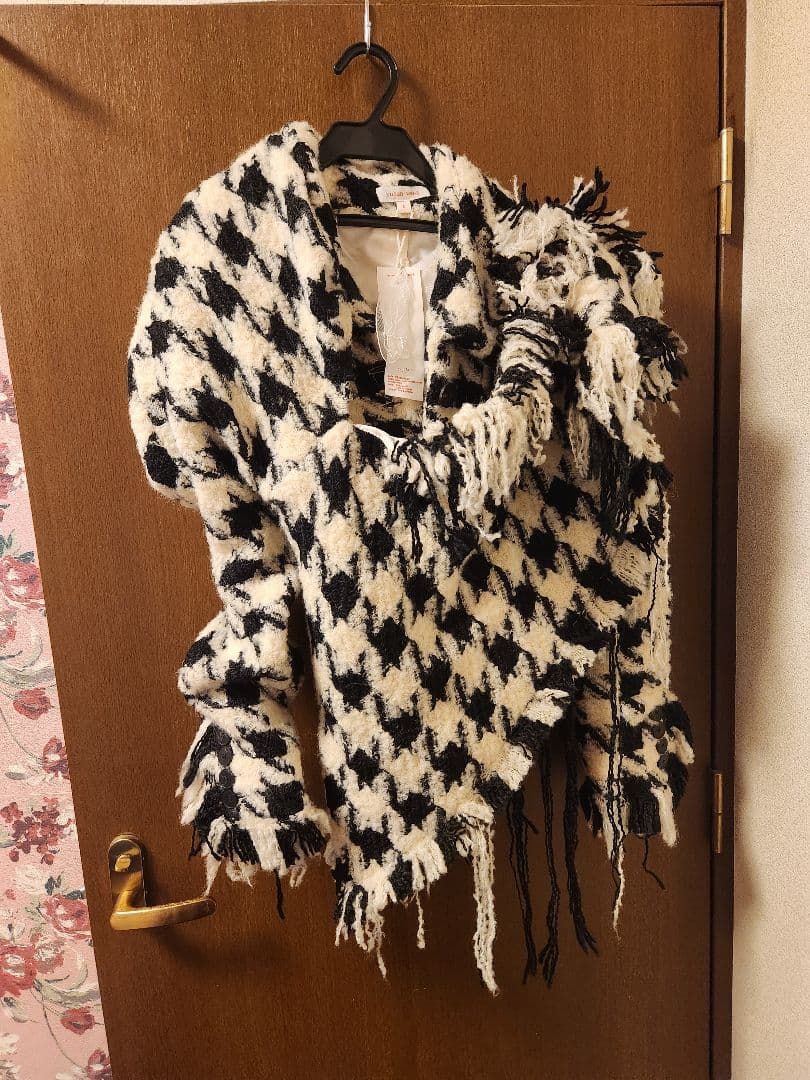 ジャケット・アウター YUHAN WANG HOUNDSTOOTH KNOTTED JACKET