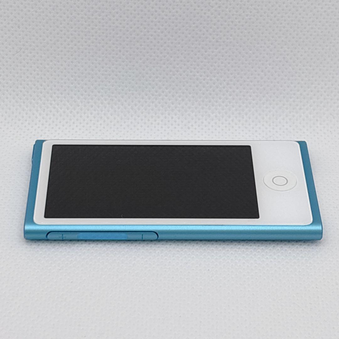【美品】Apple iPod nano 第7世代 ブルー 3A655J/A