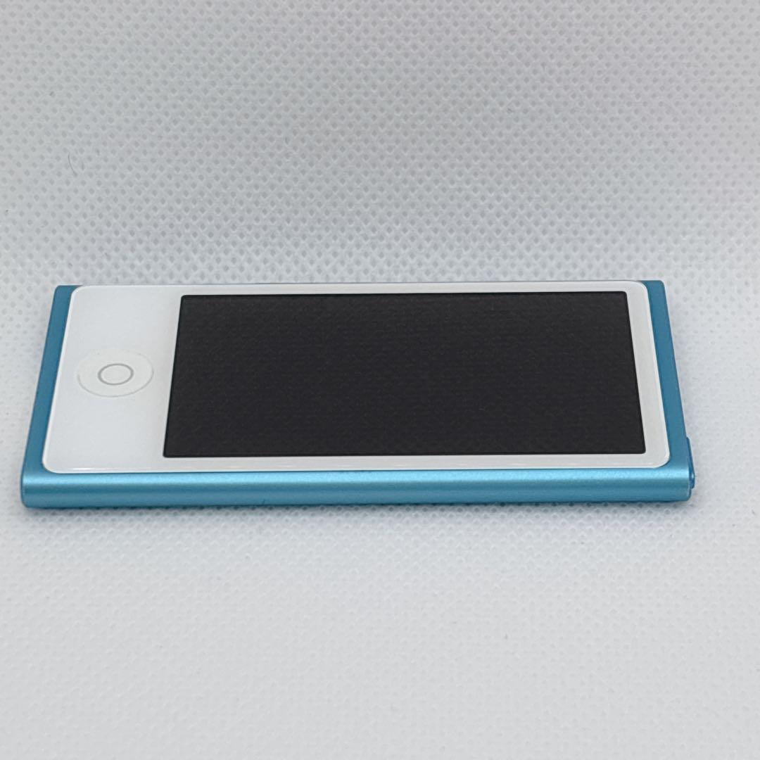 【美品】Apple iPod nano 第7世代 ブルー 3A655J/A