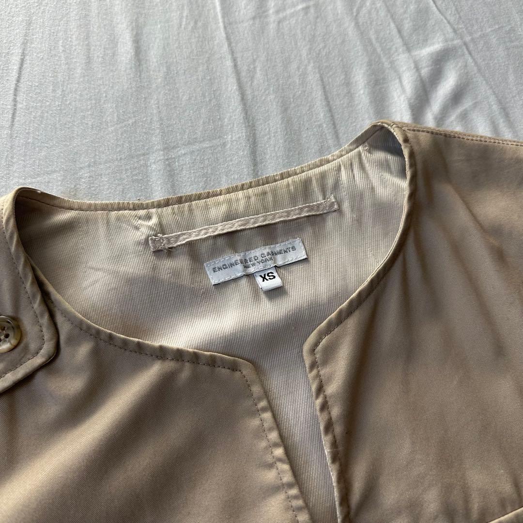 正月セール！cover vest high count twill khaki