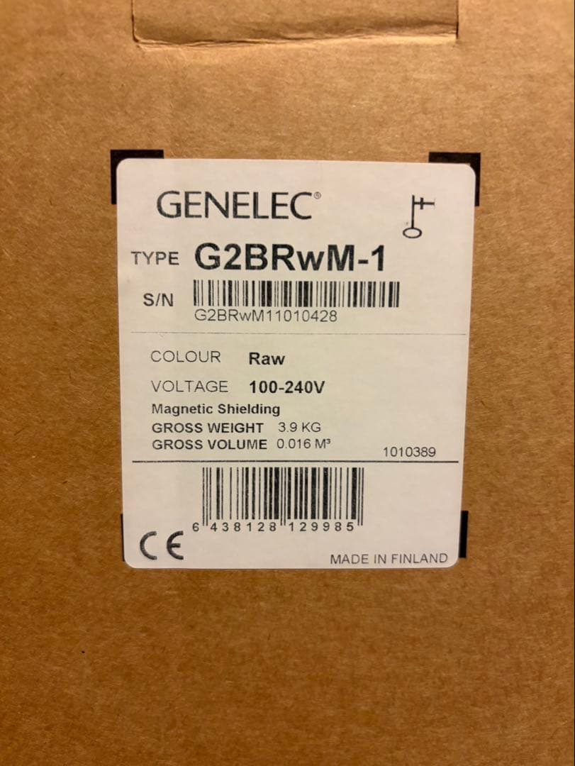 【極美品】GENELEC G Two スピーカー、スタンド、ケーブルセット