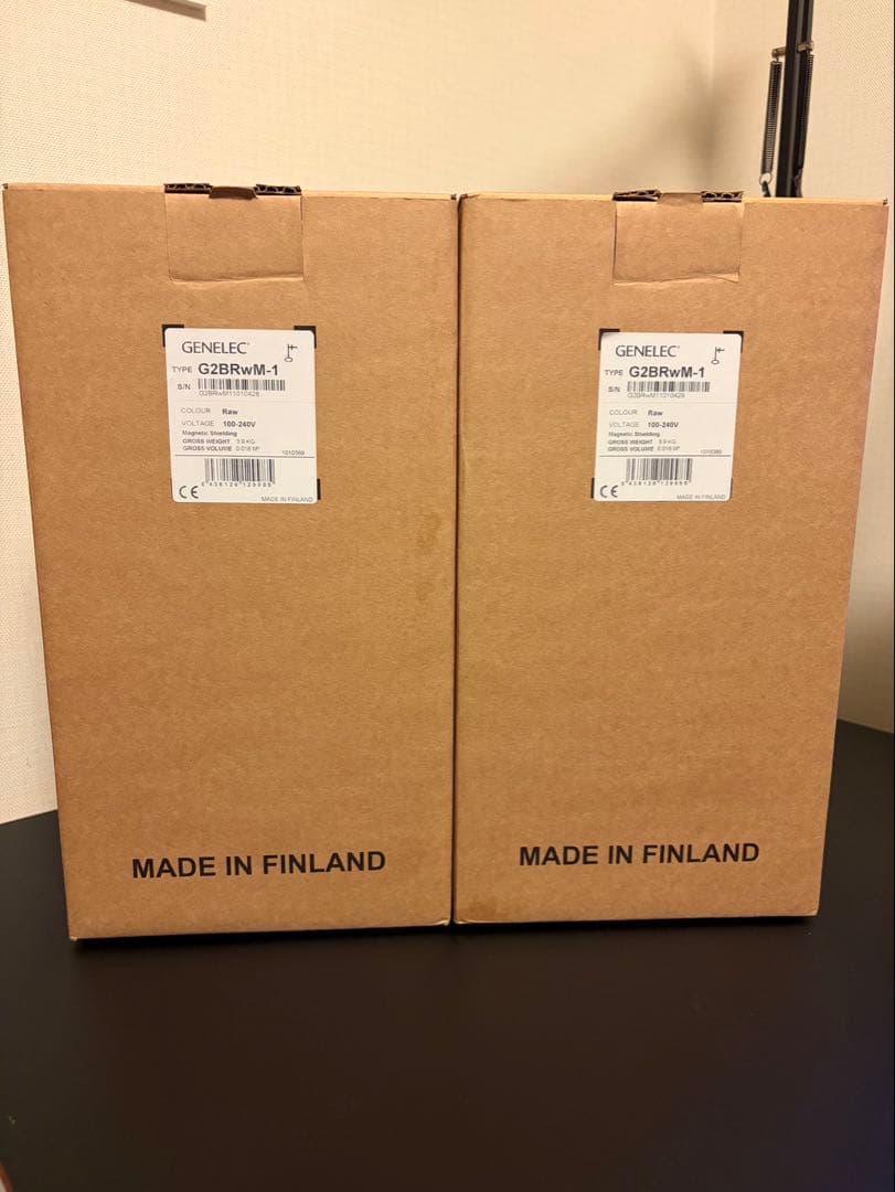 【極美品】GENELEC G Two スピーカー、スタンド、ケーブルセット