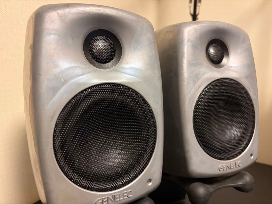 【極美品】GENELEC G Two スピーカー、スタンド、ケーブルセット