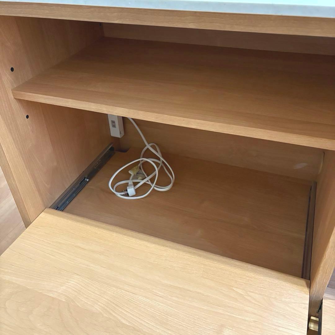 【9月26日迄】dinos キッチンカウンター アルダー 材 人工大理石 144