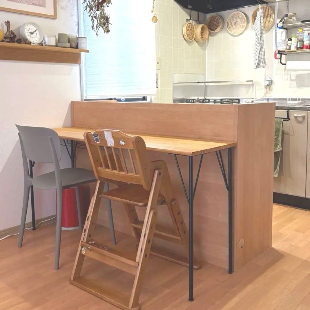 【9月26日迄】dinos キッチンカウンター アルダー 材 人工大理石 144