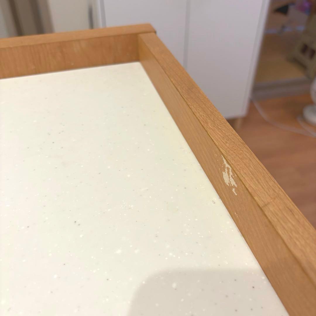 【9月26日迄】dinos キッチンカウンター アルダー 材 人工大理石 144