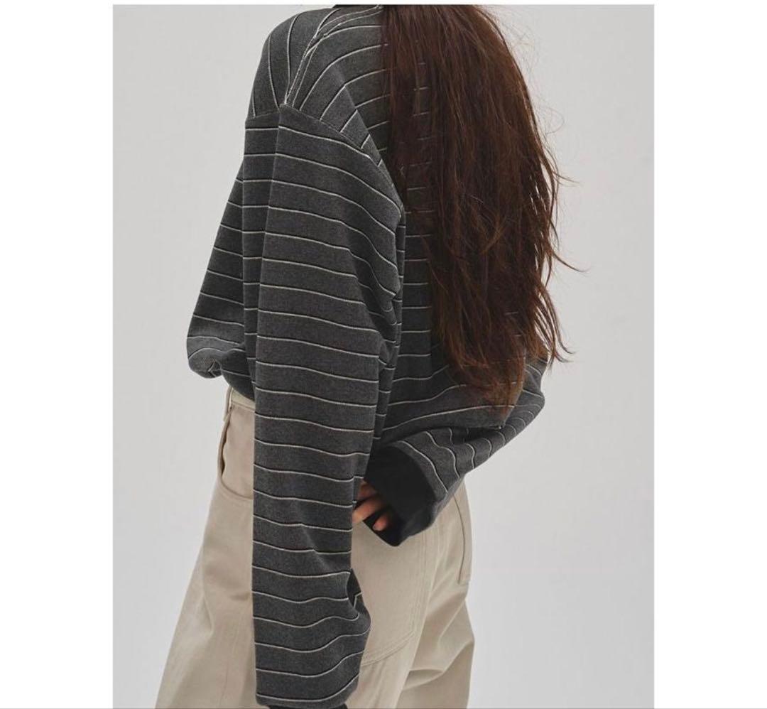 TODAYFUL Border Long T-shirts ボーダーロンT