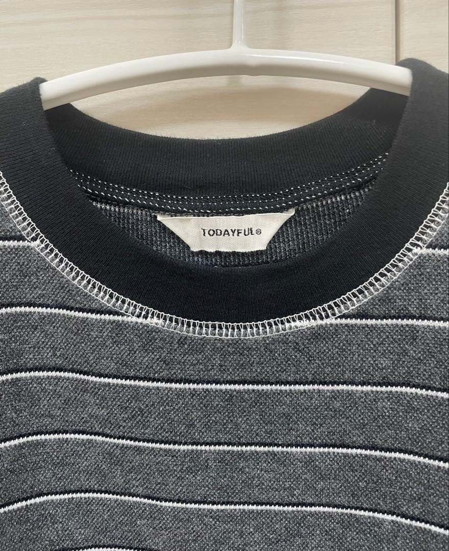 TODAYFUL Border Long T-shirts ボーダーロンT
