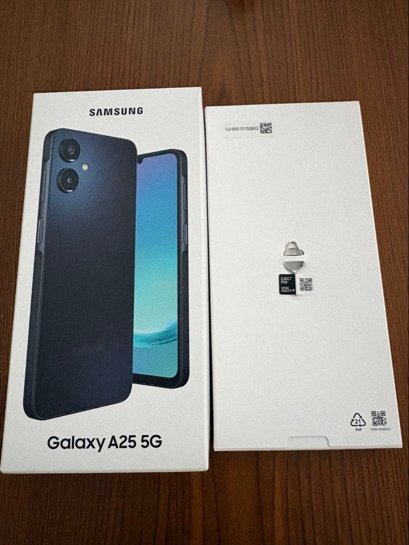 【2台まとめ】Galaxy A25 5G 64GB ブルー ブラック SIMなし