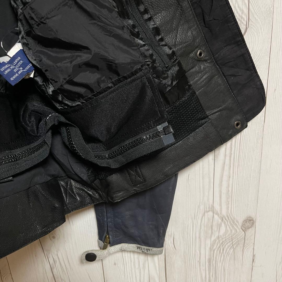 トライアンフモーターサイクル　ライダースレザージャケット　レディースL 黒バイク