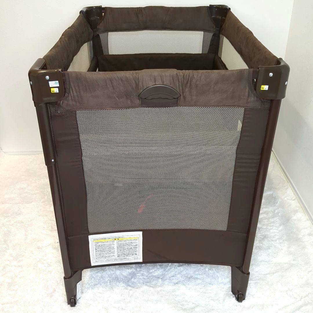 Aprica ココネルエアー プラス チョコレートブラウン ベビーベッド