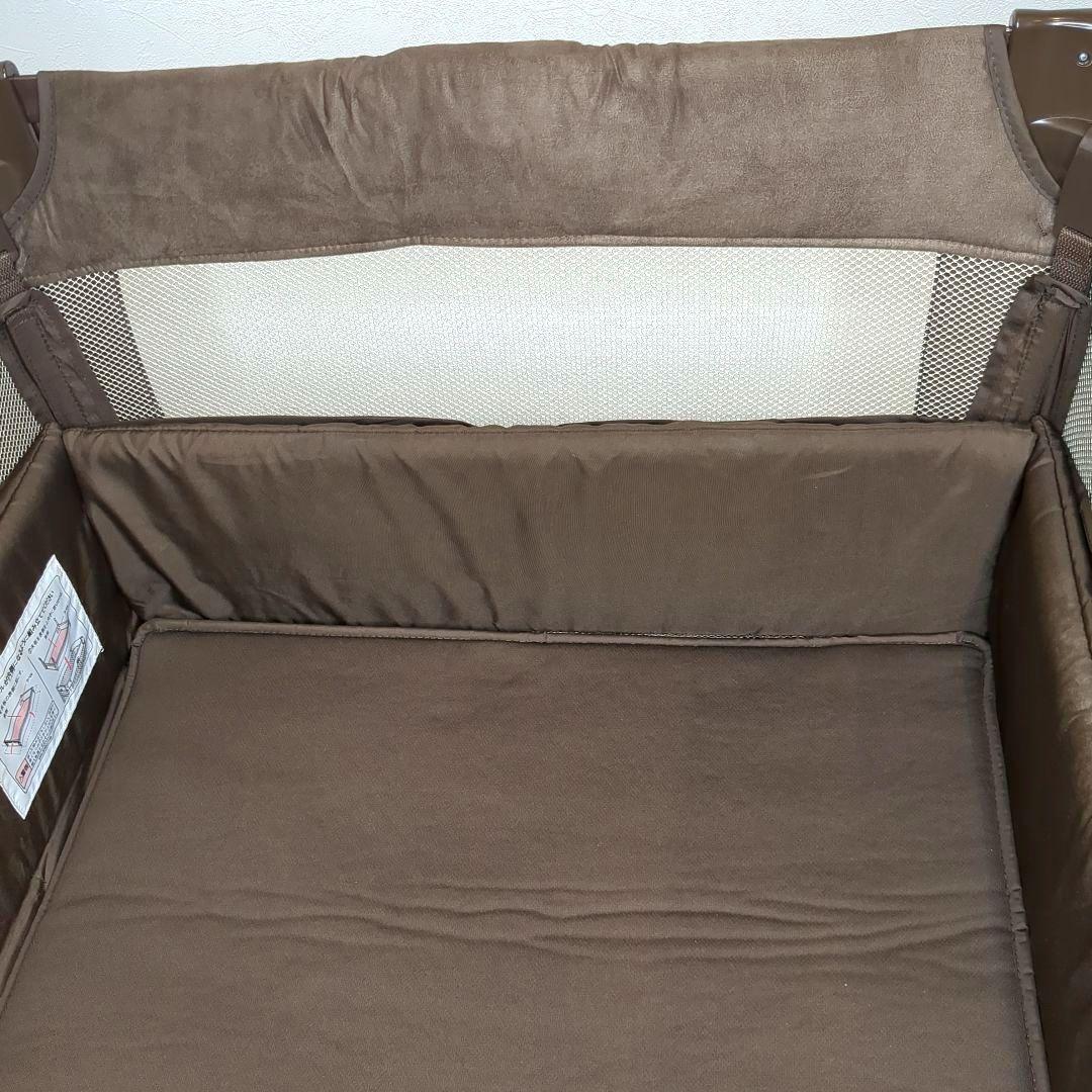 Aprica ココネルエアー プラス チョコレートブラウン ベビーベッド