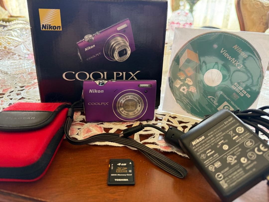 Nikon COOLPIX S5100 デジタルカメラ パープル