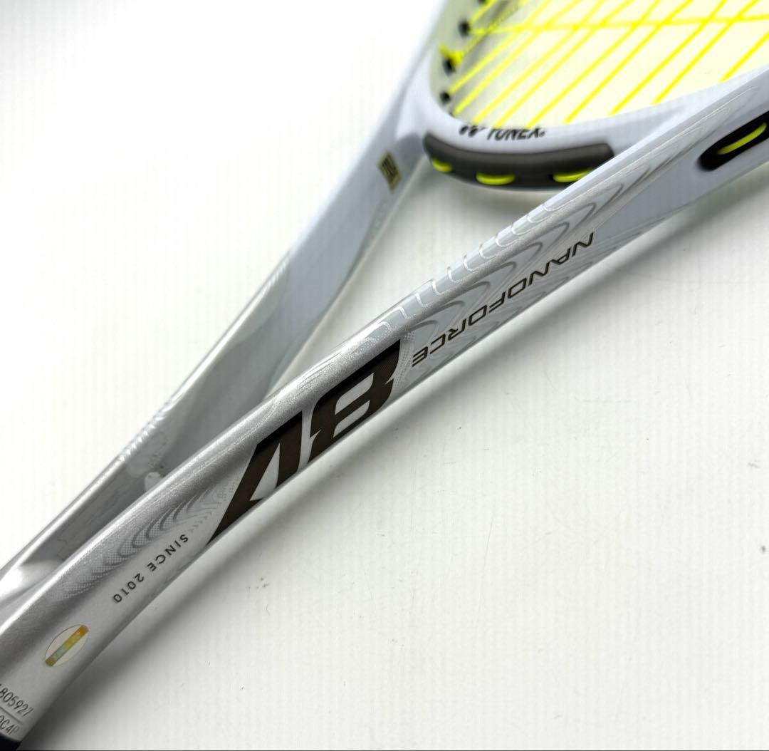 北山 YONEX ナノフォース8V REV ソフトテニスラケット 軟式
